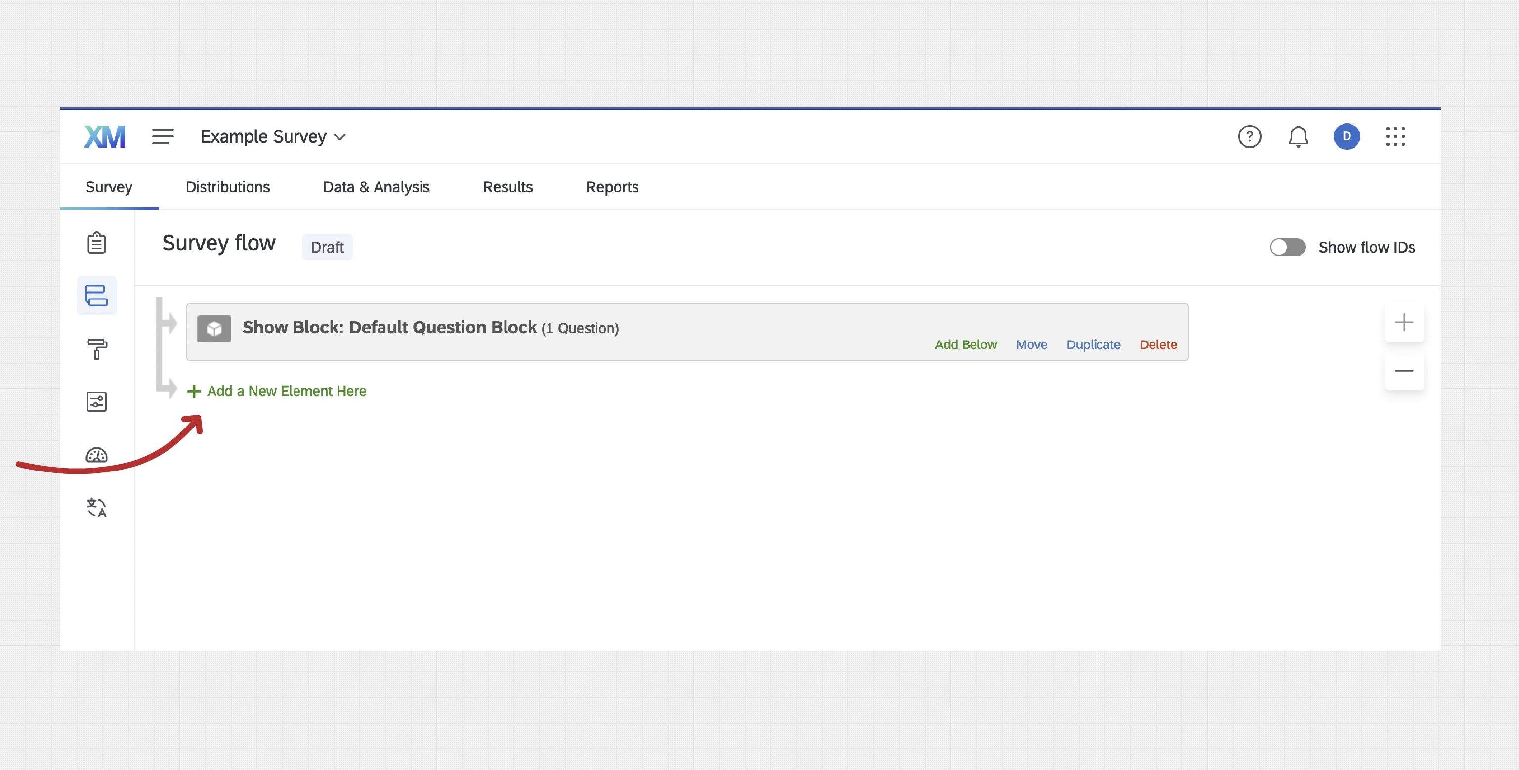Qualtrics screenshot