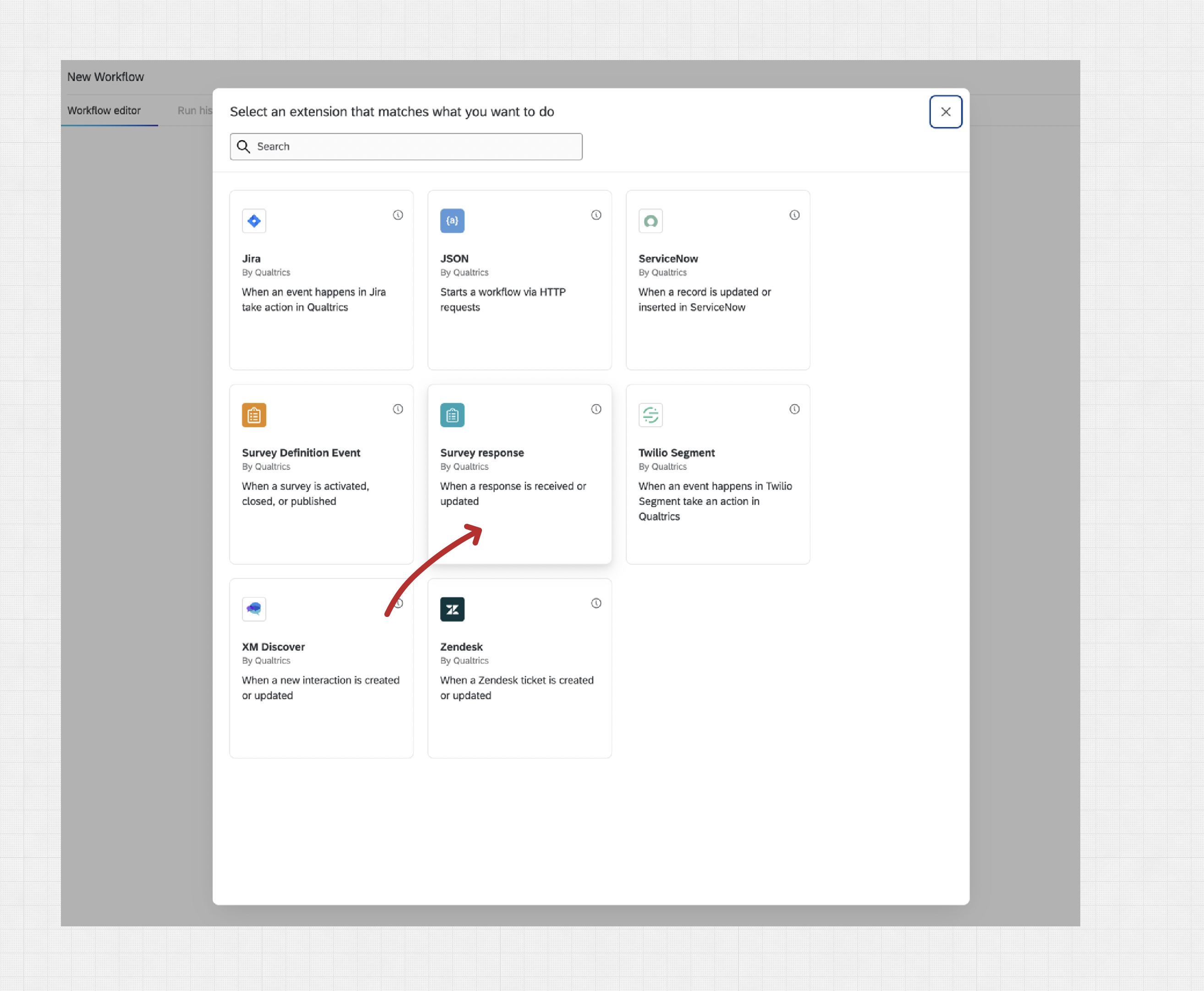 Qualtrics screenshot