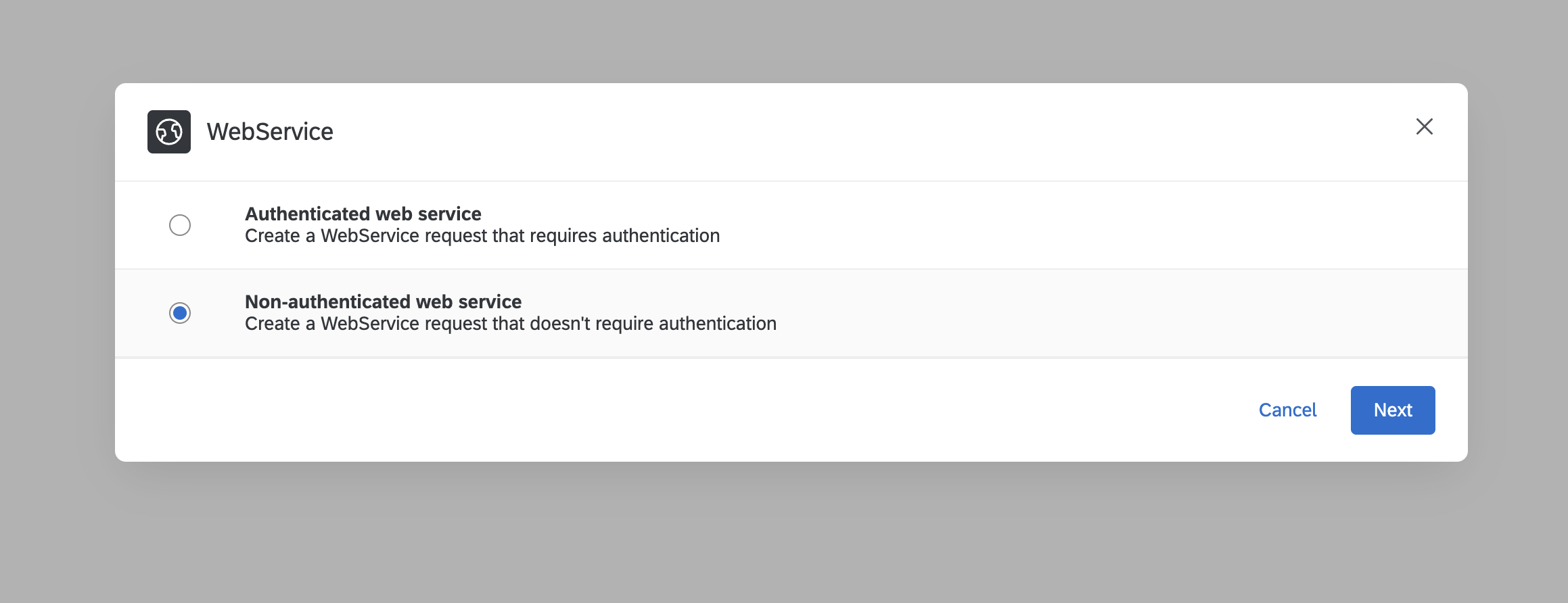 Qualtrics screenshot